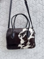 Nouveauté 2026 : Sac bandoulière élégant en cuir de vachette avec fermeture éclair, grande capacité, pour usage quotidien féminin