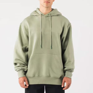 Custom Oversized Mens Hoodies Manufacturer Drop Shoulder Cotton Fleece Private Label Wholesale Supplier - Product Image 5