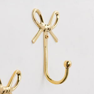 Royal Crafts <b>Wall</b> Organisation Brass Cabinet Hook Holder Elegant MOP Design For Towel Clothes Hanging From Bedroom - Product Image 6