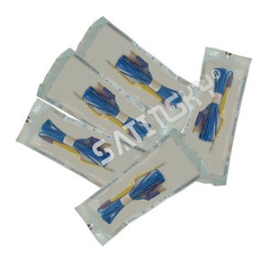 Pinces bipolaires à baïonnette jetables, longueur 7 pouces, pointe de 1 mm, câble manuel, acier inoxydable de qualité médicale, certifiées CE - Product Image 1