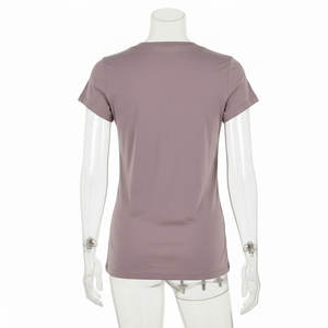 Chemises de sport décontractées pour femmes, à manches courtes, boutonnées, coupe régulière, col rond, légères, pour la salle de sport et les entraînements - Product Image 2