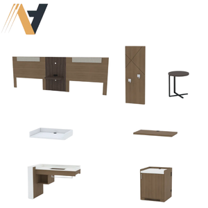 วันหยุดในโรงแรมที่ทันสมัยเฟอร์นิเจอร์ห้องนอนที่มีสไตล์คอลเลกชันเฟอร์นิเจอร์ไม้จากเวียดนามโรงงานผลิต ODM - Product Image 6