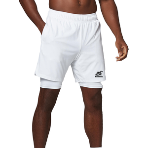 New Arrival OEM Custom Logo <b>Men's</b> <b>Compression</b> Lined Running <b>Shorts</b> Double Layer Quick Dry Athletic Training <b>Shorts</b> Manufacturer - Product Image 4