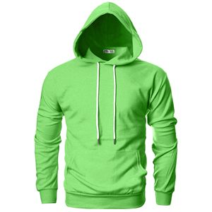 Men Blank <b>Hoodie</b> <b>Plain</b> Custom Hooded Sweatshirt Pullover 100% Cotton Heavyweight Fleece <b>Hoodie</b> Kangaroo Pocket Blend Relaxed Fit - Product Image 1