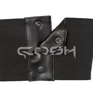 Corset sexy en velours rouge pour cintrer la taille |   Ceinture sous-poitrine à lacets tendance pour robes de mariée - Product Image 5