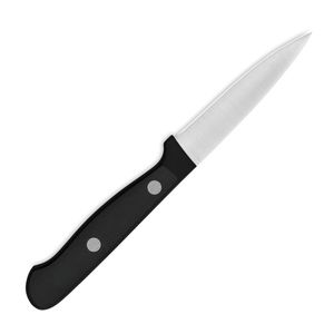 Couteaux à éplucher professionnels, couteaux de préparation alimentaire en acier inoxydable tranchants avec manche riveté noir pour la découpe des fruits et légumes - Product Image 3
