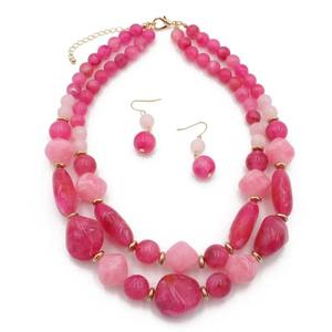 Nuevas Joyas Indias Elegantes y a la Moda, Conjuntos de Collares de Resina de Estilo Nuevo para Mujer, Joyería Acrílica de Moda al por Mayor - Product Image 3