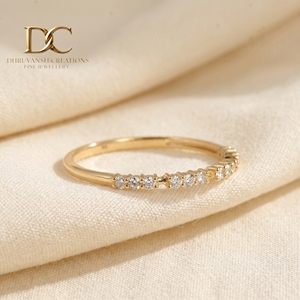 Fine Luxury 14KT Solid Gold <b>Ring</b> with Lab Grown <b>Diamond</b> Women's Wedding & Party Jewelry Wholesale Manufacturer - Product Image 3