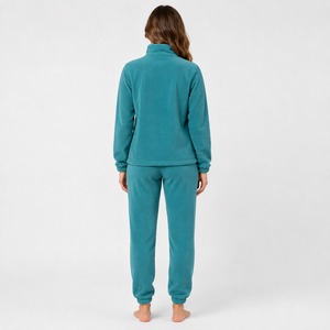 Ensemble de survêtement en polaire pour femme, sweat à capuche et pantalon élégants en polaire avec logo personnalisé, prix de gros, survêtement pour femme de marque personnalisée - Product Image 6