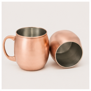High Quality Solid Copper Moscow Mule <b>Mug</b> with Seamless Polished Finish Handcrafted Pure Copper Beer Cup for Barware - Product Image 1