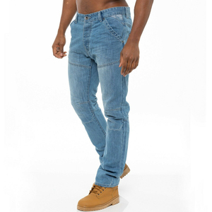 Jeans de Mezclilla para Hombre, Corte Holgado, Cintura Alta, 100% Algodón, Lavado Desgastado, Estilo Casual, Proveedor Directo de Fábrica, Superventas - Product Image 6