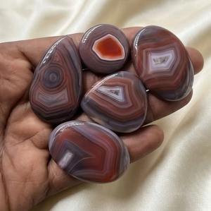 Lote de Piedras Preciosas Sueltas de Ágata Natural de Botsuana, Piedras Hechas a Mano de Alta Calidad para la Fabricación de Joyas, Joyería GRV, Certificadas por Terceros - Product Image 2
