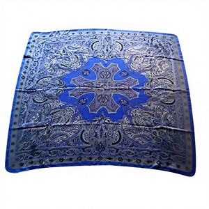 Dupatta en coton et soie Banarasi, écharpe et châle en soie - Product Image 1