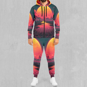 Conjunto Deportivo de 2 Piezas para Hombre, Chaqueta con Capucha y Pantalones Jogger, Ropa Deportiva Casual, Proveedor y Fabricante OEM al por Mayor - Product Image 1