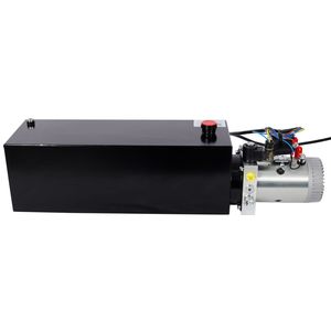 Centralina Idraulica 12V DC per Carichi Pesanti con Serbatoio in Acciaio da 15 Litri per Sollevamento Rimorchi Ribaltabili, Portelloni, Spaccalegna e Piattaforme Aeree - Product Image 6