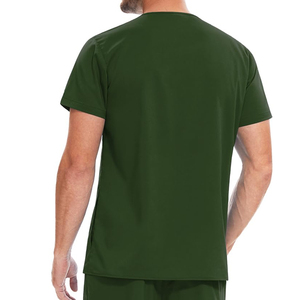 Premium Quality Men Hospital Uniform <b>Scrub</b> <b>Sets</b> Latest Design Woven Fabric Breathable Comfortable Men <b>Scrubs</b> <b>Set</b> - Product Image 4