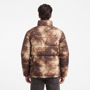Veste d'hiver matelassée personnalisée pour homme, sublimation, effet brillant, style streetwear, vente en gros - Product Image 2
