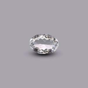 Aquamarine Oval Cabochon 4.35 Carat Loose Gemstone Sky Blue Faceted Cut for Fine Jewelry - Product Image 1