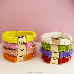 Conjunto de <span class=keywords><strong>Collar</strong></span> y Correa para Perro con Diseño de Encaje de Lujo 2026, Accesorios para Mascotas, Logotipo Láser Personalizado, MOQ Bajo, en Stock, Envío Rápido - Product Image 1