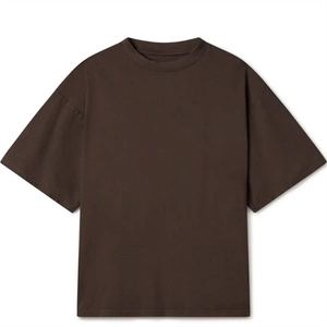 T-shirts en gros, fabricant OEM personnalisé, fournisseur de t-shirts en coton à col rond sous marque privée, production en vrac, t-shirt épais - Product Image 1