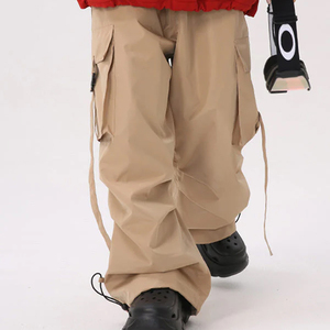 Ensemble de ski pour homme – Veste et pantalon de ski personnalisables en Spandex/Polyester, respirants, coupe-vent et imperméables, idéaux pour l'automne - Product Image 3