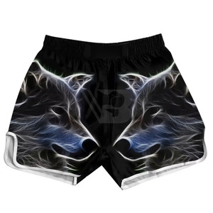 Pantalones Cortos Personalizados de Muay Thai para Boxeo, Kickboxing, Entrenamiento, Gimnasio, para Hombres, Mujeres y Niños, Pantalones Cortos de MMA - Product Image 3