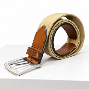 Wholesale OEM/ODM Brand Fashion Mens Nylon Braided <b>Elastic</b> Stretch Casual <b>Belt</b> Steel Pin Buckle 150cm Length 3.0cm Width 003 - Product Image 6