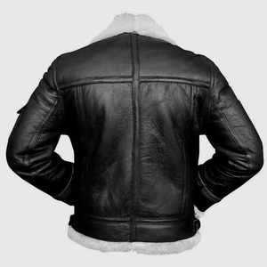 Veste en cuir pour homme sur mesure, 100% cuir de vachette véritable, nouvelle veste en cuir élégante pour homme, veste en cuir pour l'hiver - Product Image 3