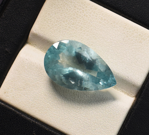 พลอยสีฟ้าธรรมชาติพลอยสีฟ้าเจียระไนลูกแพร์ตัดหินพลอยหลวมคุณภาพสูงสำหรับการประยุกต์ใช้เครื่องประดับหินสีฟ้าท้องฟ้า - Product Image 4