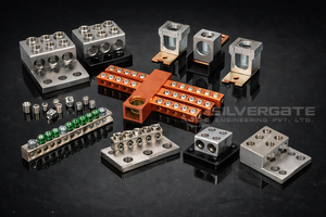 บล็อกขั้วต่ออะลูมิเนียมแบบมีความเสถียรต่อความร้อนสูง พร้อมโครงสร้างแข็งแรงสำหรับป้องกันการโอเวอร์โหลดในห้องไฟฟ้า - Product Image 3