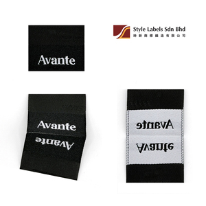 Étiquettes tissées personnalisées de qualité supérieure, découpées au laser, pour vêtements, avec personnalisation du logo de l'entreprise, lavables - Product Image 3