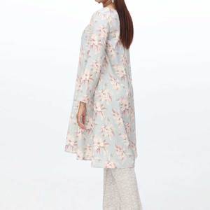 2PC Pret Pantalon de costume XS gris imprimé numérique pour femmes 500g Collection PS4114 - Product Image 1