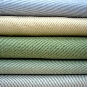 100% Cotton Twill Fabric Soft Dyed Woven Heavyweight Durable Uniform Workwear Combed Yarn 150-320 GSM Breathable Trousers - Product Image 1