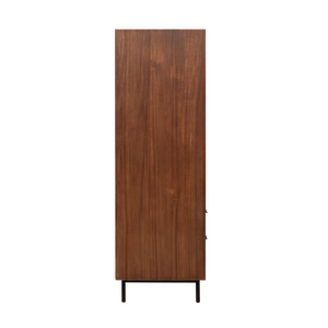 Armario Convertible Moderno y Tradicional de Madera Maciza con Acabado Brillante, Puertas de Panel, Mueble Individual Personalizado de Fábrica - Product Image 5