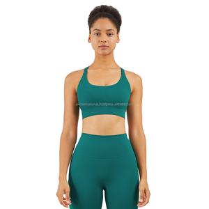 Sujetador Deportivo Sin Tirantes de Alta Calidad y Soporte, 100% Nailon, para Mujer, para Correr, Yoga, Personalizado, Venta al Por Mayor - Product Image 5