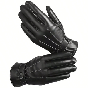 New Custom Design leather <b>gloves</b> <b>suede</b> <b>gloves</b> fashion <b>gloves</b> for men private label bulk production supplier - Product Image 4