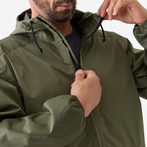 Veste de chasse en toile légère pour homme, camouflage, à capuche, imperméable, coupe-vent, respirante, pour la pêche, la randonnée, le camping - Product Image 2