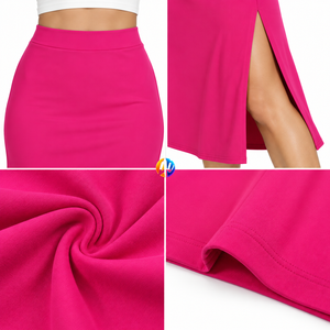 Disfrute de una planificación de atuendos sin esfuerzo con la falda midi para mujer, hecha con tela cómoda y un perfil fluido para diferentes estaciones. - Product Image 6