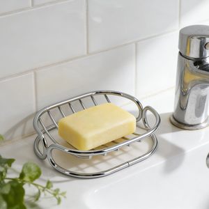 Support à Savon Professionnel 2 Pièces en Acier Inoxydable 304, Porte-Savon de Douche Auto-Drainant avec Éponge Intégrée - Product Image 5