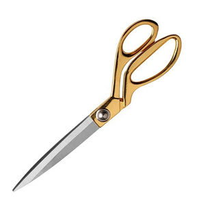 Ciseaux de tailleur élégants en acier inoxydable de qualité industrielle dorés, style 2026, disponibles pour la découpe DIY au Pakistan – En promotion - Product Image 4