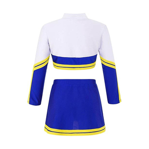 Uniformes de Porristas Personalizados con Estampado Profesional en Poliéster con Pedrería, Conjuntos de Dos Piezas para Baile de Adultos - Product Image 2