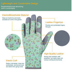 Gants de jardinage de protection avec une forte adhérence pour les travaux de jardinage et les tâches extérieures, gants de jardinage légers - Product Image 2