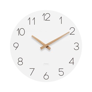 Bamboo Veneer Round Wooden <b>Wall</b> and <b>Desk</b> Clocks Minimalist Design OEM Custom Wholesale | Aqudus Saleem India - Product Image 1