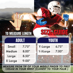 Gants de receveur de football Ultimate Pass Catching avec sangle de poignet réglable sécurisée et manipulation supérieure du ballon – Accessoires sportifs - Product Image 5