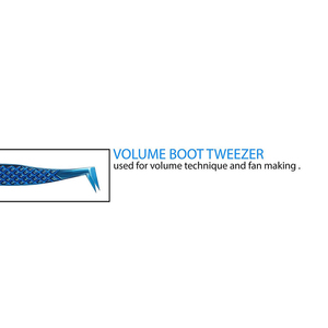 <b>Precision</b> Stainless Steel Eyelash Tweezers Smooth Tip Blue Coated Professional Lash Extension <b>Tool</b> with Reasonable Prices - Product Image 4