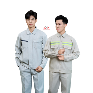 Conjunto de ropa de trabajo de alta calidad uniforme diseño personalizado manga corta/larga campo petrolífero/lavado de coches/conductor/ropa de trabajo agrícola-OEM/ODM - Product Image 2
