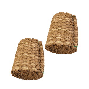 Rollo de tapete de fibra de coco para exteriores de alta calidad, 35 mm de grosor, para construcción de carreteras y protección antideslizante de pasillos. - Product Image 1