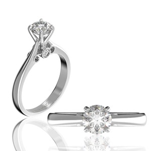 Glosbe & Co Women's <b>Rings</b> Basic Natural Diamond Women's <b>Ring</b> Elegant Design Gold Border Brilliant Diamond Cut Vietnam Wholesale - Product Image 1