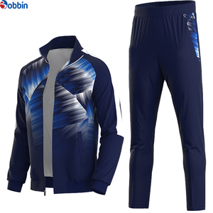 Chaqueta de Fútbol de Poliéster con Logotipo Impreso de Diseño Personalizado de Alta Calidad, Chaqueta de Entrenamiento Cómoda con Cremallera Completa, Chándal de Fútbol - Product Image 3
