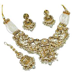 Modern Fashion Jewelry Sets Gold Color Necklace Earrings Set for Women Custom Design Factory Supply - Product Image 1